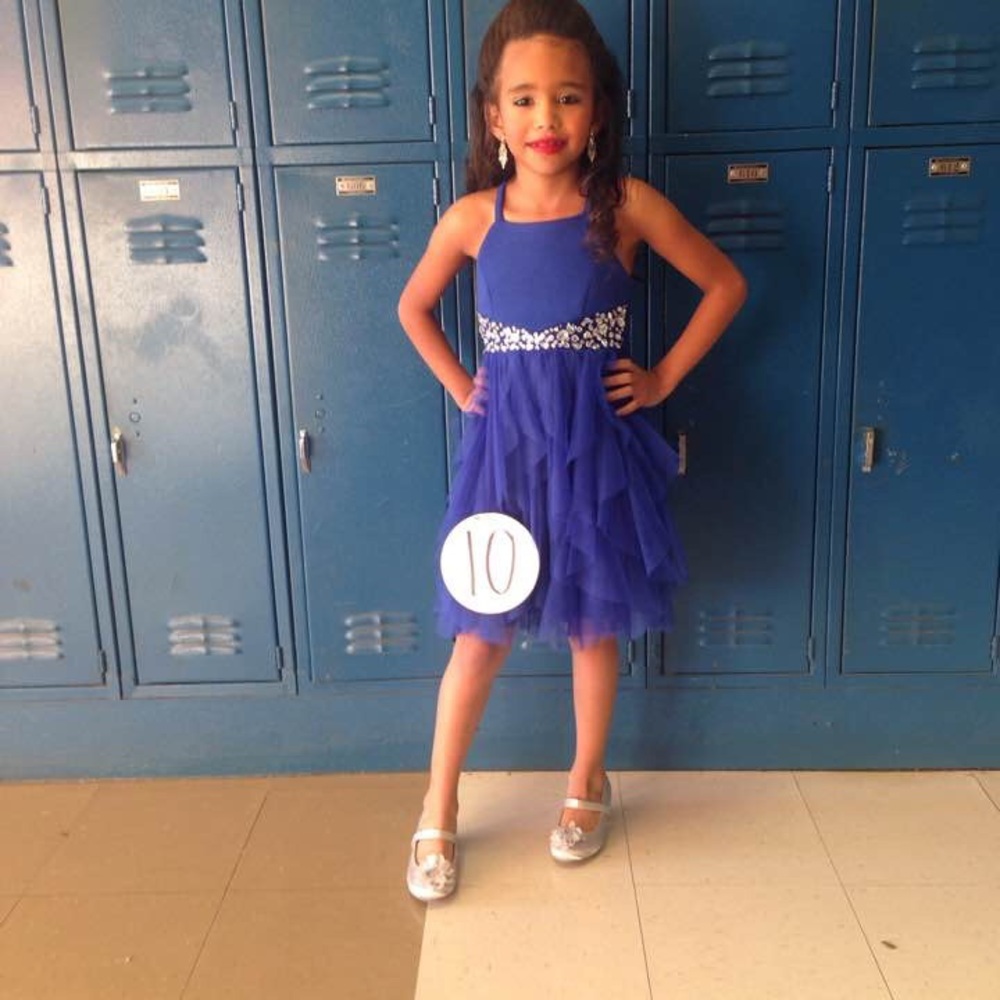 Blue dress